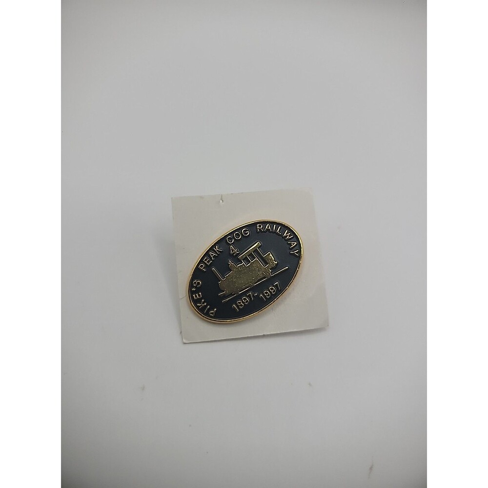 Vintage Hat Pin Pikes Peak COG Railway 1897 1997 Train‎ Locomotive Steam Rail